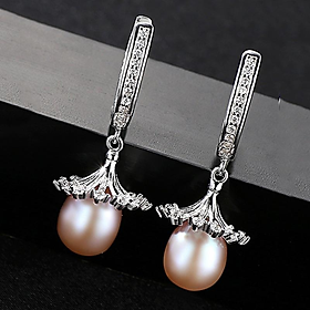 Bông Tai Ngọc Trai Cao Cấp B2348 Cỡ Hạt 10x11 Ly Bảo Ngọc Jewelry