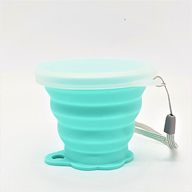Ly cốc gấp gọn silicon (silicone) bỏ túi 150ml