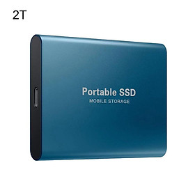 Ổ Cứng SSD OTG Chống Thấm Nước 500G / 1TB / 2TB Cho Laptop - Blue, Blue