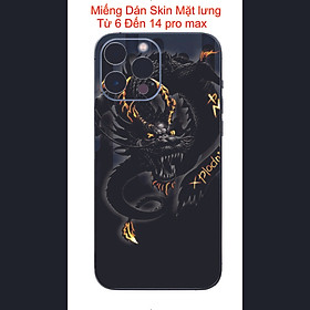 Mua Dán skin mặt lưng dành cho iphone 6 đến 14 pro max  chống trầy xước  chống nước