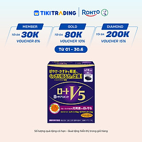 Viên uống bổ mắt Lutein Rohto V5 ( Hộp 30 viên)