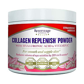 Reserveage, Collagen Replenish Powder, Skin and Nail Supplement, Supports Collagen and Elastin Production, Paleo, Keto, 2.75 oz (30 servings)