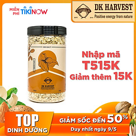 Yến Mạch Cán Mỏng DK HARVEST Nhập Khẩu Australia 450g - nguồn cung cấp chất xơ tốt, đặc biệt là beta glucan và rất giàu các vitamin, khoáng chất và chất chống oxy hóa