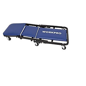 Xe nằm làm việc WORKPRO W111005 có bọc nệm màu xanh xe dài 900mm