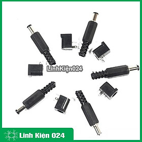 Bộ 10 Jack DC 5.5x2.1mm ( 5 Jack đực- 5 Jack cái )