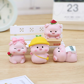 Mua (02 size) Bộ 04 chú Heo hồng nhí siêu dễ thương