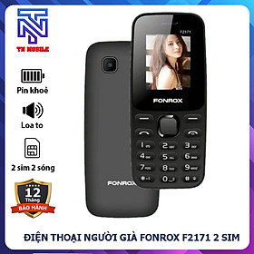 Mua Điện thoại Fonrox F2171- 2 sim 2 sóng - Máy đẹp  rẻ  bền - Tặng sạc - Bảo hành 12 tháng