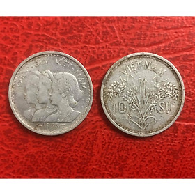 Mua Đồng xu Đông Dương 10 su 3 cô gái 1953