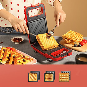 HYUNDAI sandwich machine QC-KP6203 double-sided frying and one-click opening anti-sticky and easy to clean