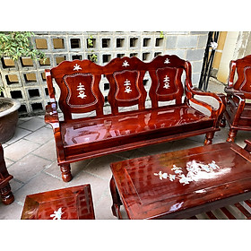 bộ bàn ghế gỗ salon mã lai SMTD05