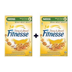 Ngũ cốc ăn sáng FITNESSE Mật Ong Hạnh Nhân (Hộp 390g) [MUA 1 TẶNG 1]
