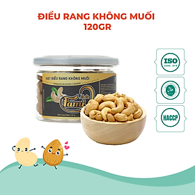 Hạt Điều Rang Không Muối Hũ Nắp Nhôm FAMINUTS (120g)