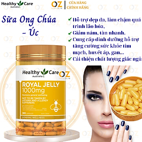 Hình ảnh Sữa Ong chúa Healthy Care Royal Jelly Úc Hỗ trợ đẹp da, làm chậm quá trình lão hóa, giảm nám, tàn nhanh, tăng sức khỏe tổng thể - OZ Slim Store