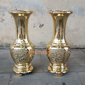 Mua Lọ hoa thờ cúng bằng đồng cao 35cm  giá lọ hoa bằng đồng  bán lọ hoa bằng đồng