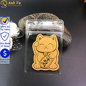 Mua Mèo thần tài 2023 - Cầu tài lộc may mắn - Dán điện thoại để ví
