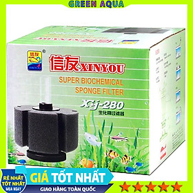 XINYOU - Sponge Filter  | Lọc Bio mini làm sạch bụi nước và tạo vi sinh cho hồ cá thủy sinh