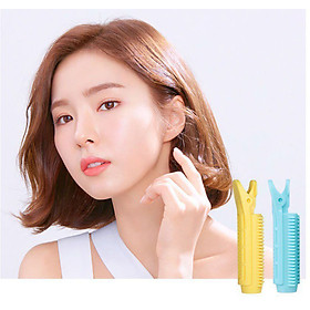 Kẹp uốn phồng chân tóc Hàn Quốc, lô cuốn phồng tóc mái tự nhiên tại nhà KT29