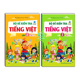 Sách - Combo Bộ đề kiểm tra Tiếng Việt lớp 2 tập 1+2 (BT)