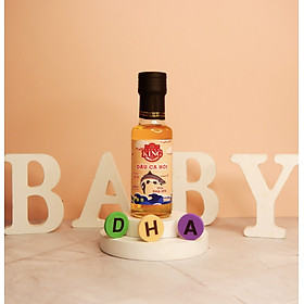 Dầu Cá Hồi Cho Bé Ăn Dặm Omega King Kiddy - 6 tháng tuổi trở lên - Giàu DHA, EPA, ALA giúp bé phát triển trí não, thị lực và thể chấtgiúp bé thông minh
