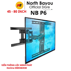 Giá Treo Tivi Góc Xoay Đa Năng 45 - 80 Inch Model NB P6 - HÀNG CHÍNH HÃNG