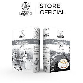 Combo 2 Hộp Cà phê Hòa Tan Cappuccino Coconut - Trung Nguyên Legend - 12 gói (Ít ngọt, béo, thơm)