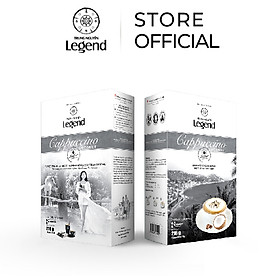 Combo 2 Hộp Cà phê Hòa Tan Cappuccino Coconut - Trung Nguyên Legend - 12 gói (Ít ngọt, béo, thơm)