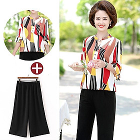 Set bộ thời trang trung niên cao cấp -thời trang bigadela -n13-621