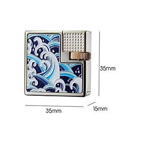 Vỏ hộp quẹt xăng đá CF-720 có móc treo chìa khóa (Giao ngẫu nhiên)