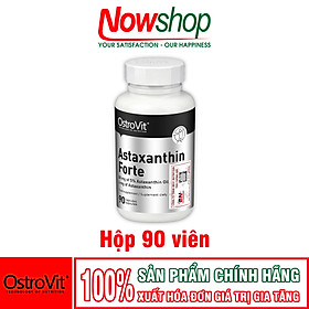 Viên Uống Đẹp Da Astaxanthin Forte Ostrovit Giúp Sáng Da Mờ Nám Chống Lão Hóa Hỗ Trợ Thị Lực Nhập Khẩu Chính Hãng Ba Lan Hộp 90 Viên