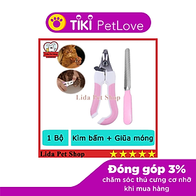 Bộ Kìm cắt móng và giũa chó mèo Grooming tool bấm móng cho thú cưng / dũa móng chó mèo ( 4711522) Bấm móng chó mèo / Cắt