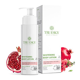 Hình ảnh Kem dưỡng trắng da toàn thân Truesky Whitening Body Lotion chiết xuất lựu 100g