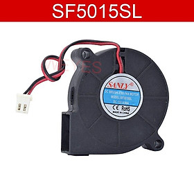 Quạt tản nhiệt công nghiệp SF5015SL 12V 0.06A 0.72W 5cm 2 dây 5015 50x50x15mm cho máy tạo độ ẩm