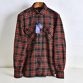 Áo sơ mi nam flannel TUTO5 Menswear họa tiết kẻ caro dài tay chất cotton dạ cao cấp Premium Slim Fit Shirt VER04