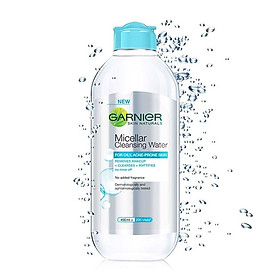 Nước làm sạch và tẩy trang cho mọi loại da Garnier Micellar Water 125ml - 400ml