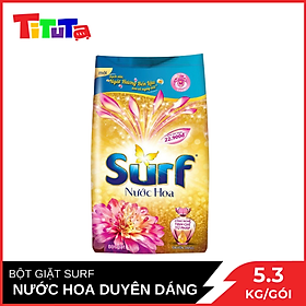 Bột Giặt Surf Nước Hoa Gold Duyên Dáng (5.5kg / Gói)