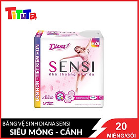 Băng Vệ Sinh Diana Sensi Siêu Mỏng Cánh 20 - 1502