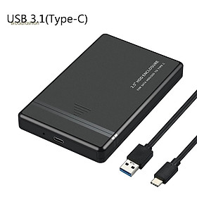 Hình ảnh Vỏ ổ đĩa cứng HDD 2.5 inch USB 2.0/3.0/3.1 Type-C có thể lựa chọn cổng truyền dữ liệu