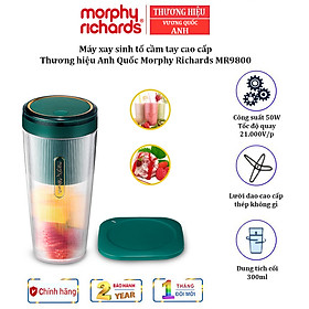 Mua Máy xay sinh tố cầm tay Morphy Richards MR9800 Công suất: 50W/1A ~ 7 4V Dung Lượng pin: 1400mAh - Hàng chính hãng