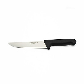 Dao Thái Thịt Cutlery-Pro Lưỡi Thẳng Cán Đen 178Mm