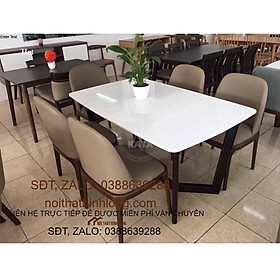 Bộ bàn ghế ăn thiết kế theo phong cách hiện đại