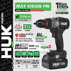 MÁY KHOAN 13MM G3- Z1800 HUKAN -HÀNG CHÍNH HÃNG
