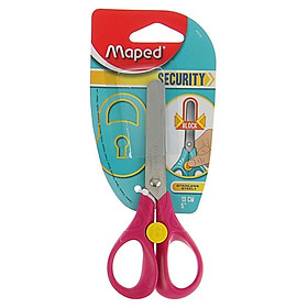 Kéo Maped Secutity 3D 473110 13cm - Mẫu 3 - Màu Hồng