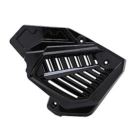 Ốp Quạt Gió AirBlade 2020 , Vario 2015 - 2020 Đen Bóng MS2826 - Tặng Thêm 1 Móc Khóa Lò Xo Inox