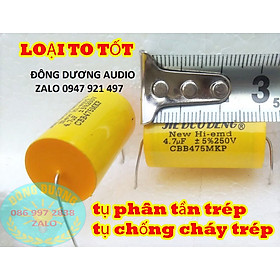 Mua TỤ PHÂN TẦN CHỐNG CHÁY CHO LOA TRÉP CÁC LOẠI - 250V VÀNG TRÒN