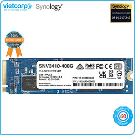 Ổ cứng NVMe 400GB cho NAS Synology SNV3410-400G - Hàng Chính Hãng