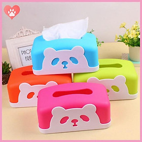 Mua Hộp Nhựa Đựng Khăn Giấy Rút (GẤU VUÔNG)