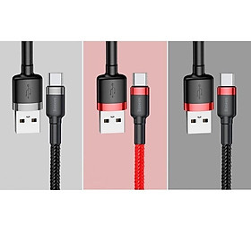 Mua Cáp sạc nhanh Type C chống gãy Kevlar dài 1m  2m hãng Baseus