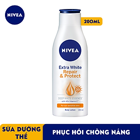 Sữa Dưỡng Thể Dưỡng Trắng Nivea Giúp Phục Hồi & Chống Nắng SPF 30 (200ml) - 88310