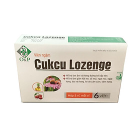 Thực Phẩm Bảo Vệ Sức Khỏe - Viên ngậm cảm cúm Cukcu Lozenge