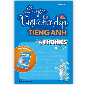 Hình ảnh Luyện Viết Chữ Đẹp Tiếng Anh My Phonics Grade 1_MEGA